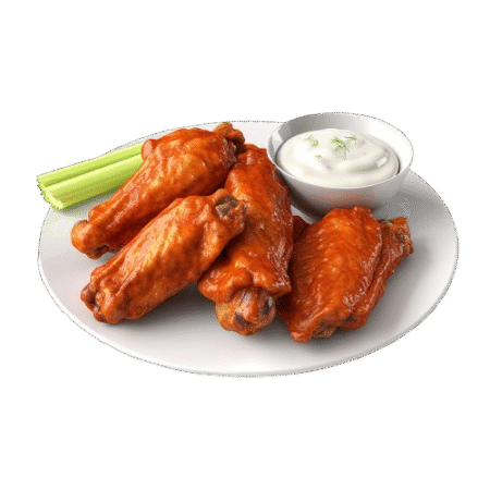 Buffalo Wings with Fries