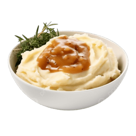 Mashed Potatoes with Gravy