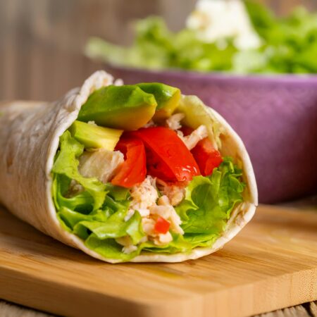 Grilled Chicken Wrap (White Meat)