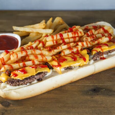 Italian cheese burger